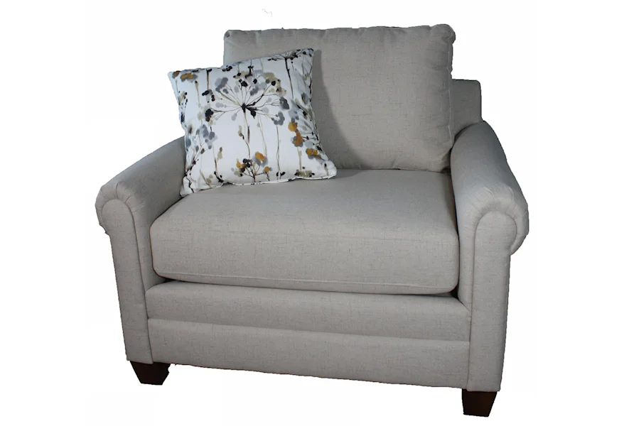 Carolina Chair and a Half by Bassett at Esprit Decor Home Furnishings
